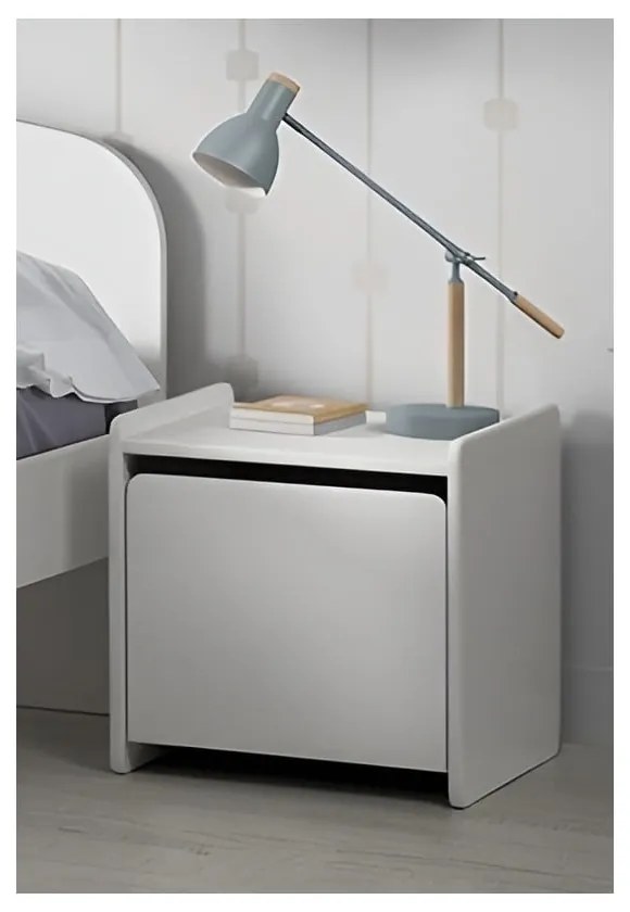 Biała dziecięca szafka nocna Vipack Kiddy