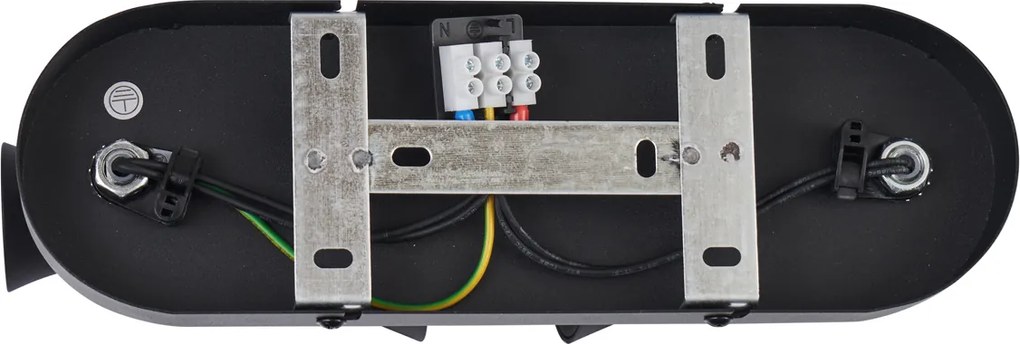 Nowoczesny reflektor sufitowy czarny 2-punktowy regulowany - Triangle