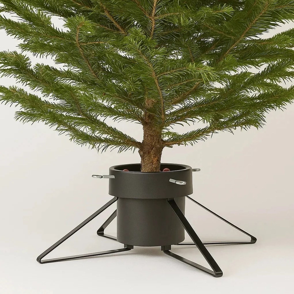 Metalowy stojak na choinkę z pojemnikiem na wodę 2 L