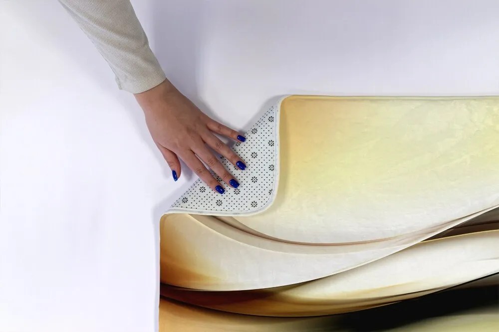 Dywanik łazienkowy Dywanik łazienkowy Złota Abstrakcja