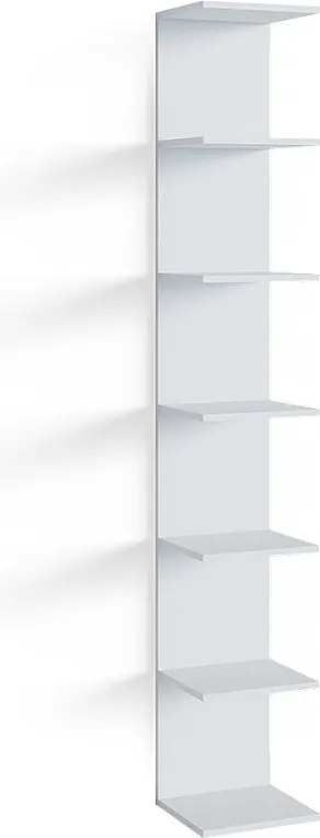 Półka ścienna pokój dziecięcy biały 30x28x190 paolo