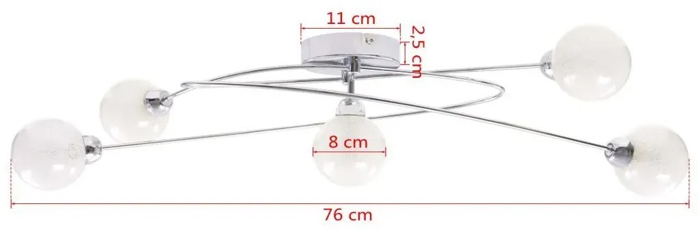 Designerska lampa sufitowa do salonu - EX20-Loker