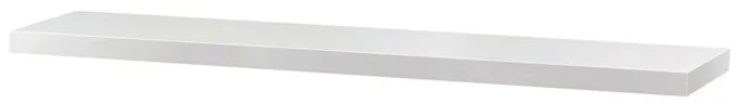 Półka ścienna P-002, błyszcząca biel