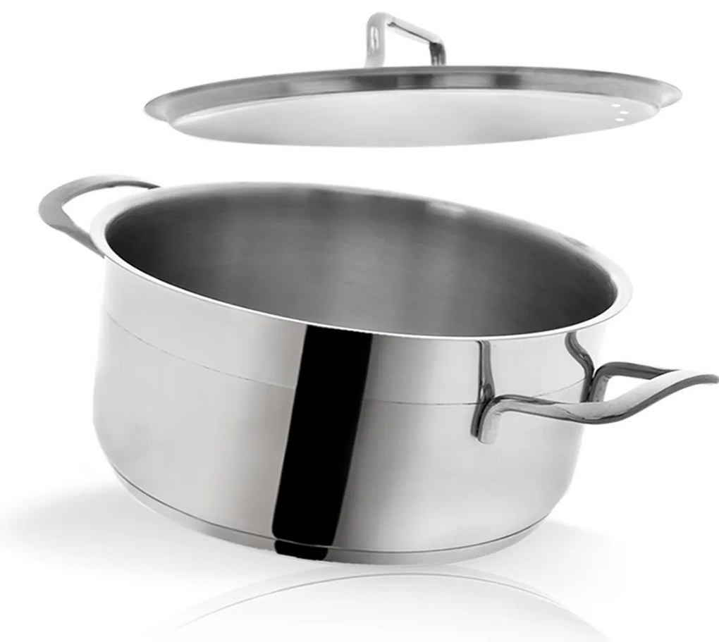 Orion Rondel ze stali nierdzewnej z pokrywką Anett 7,1 l, 7,1 l