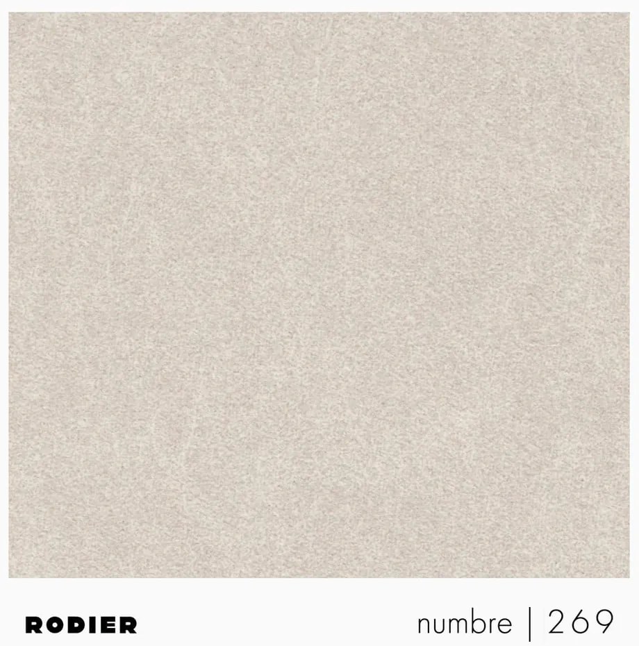 Beżowa aksamitna sofa 218 cm Baga – Rodier