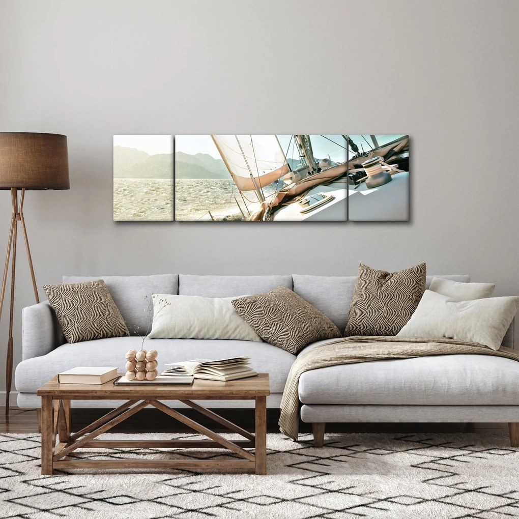Obraz - Statek (170x50 cm)