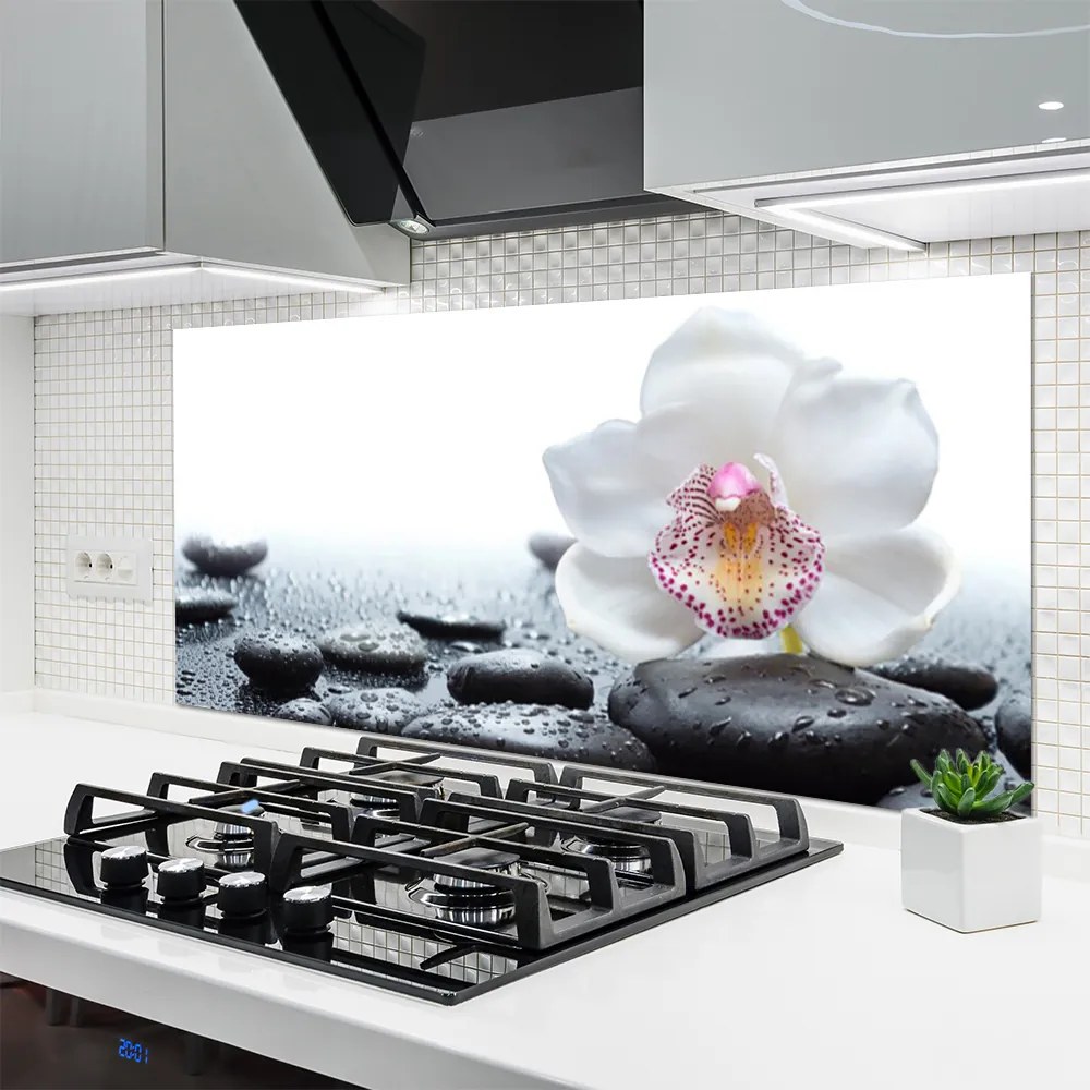 Panel Szklany Malarska Interpretacja Storczyka