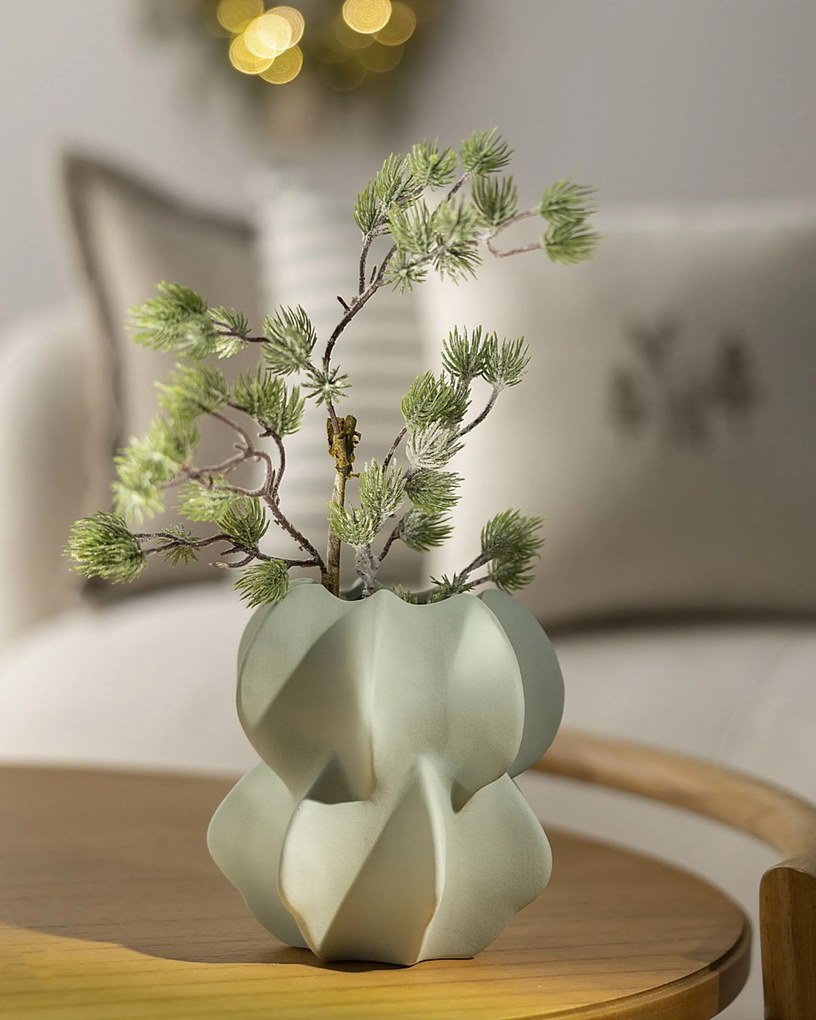 Wazon Petal Green 15x17 cm
