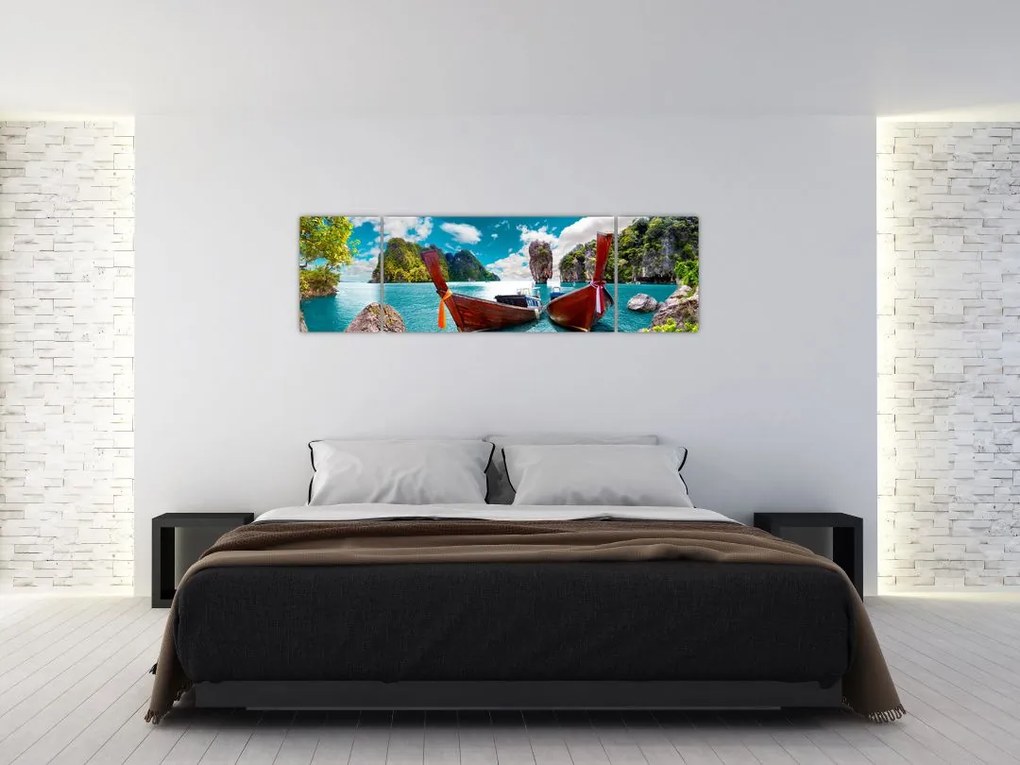Obraz- Raj na ziemi (170x50 cm)