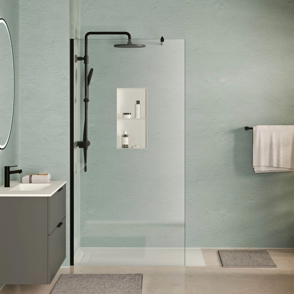 Walk-In Dusche EIRA - Klarglas 8 mm und 10 mm