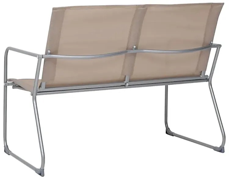 Czteroczęściowy zestaw wypoczynkowy w kolorze taupe - Lucy 3X