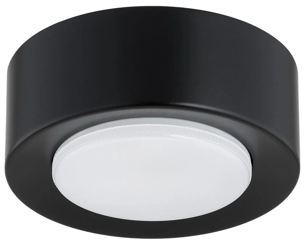 Argon 8905 - Oprawa sufitowa ELORA 1xGX53/7W/230V śr. 11 cm czarna