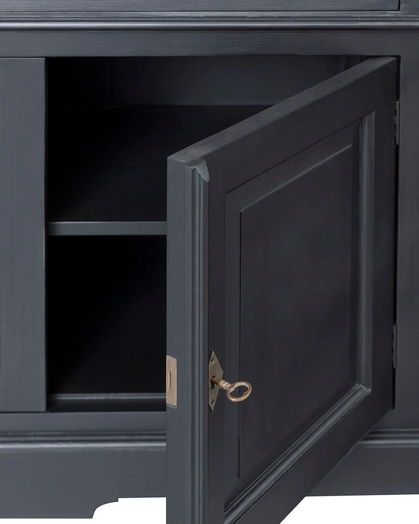 Kredens Brighton 204x56x217cm black