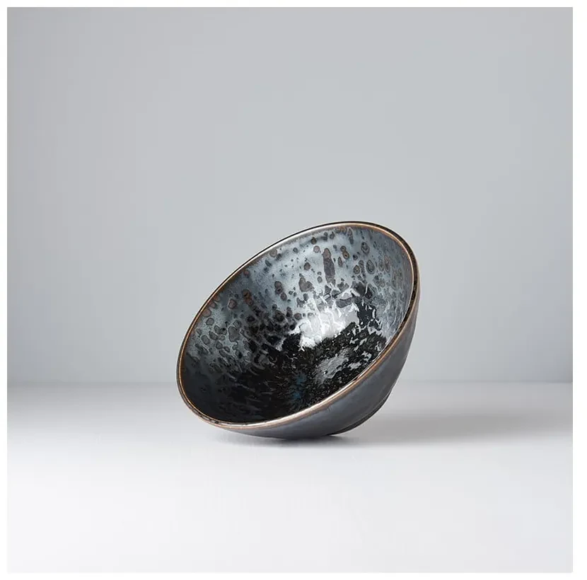 Czarna ceramiczna miska MIJ Black Pearl, ø 20 cm