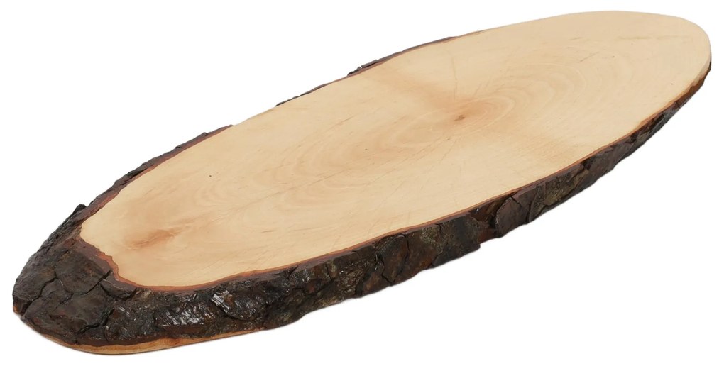 Ozdobna duża deska do serwowania potraw z olchy, deska dekoracyjna, deska kuchenna, półmisek, akcesoria kuchenne, 35 cm, KESPER