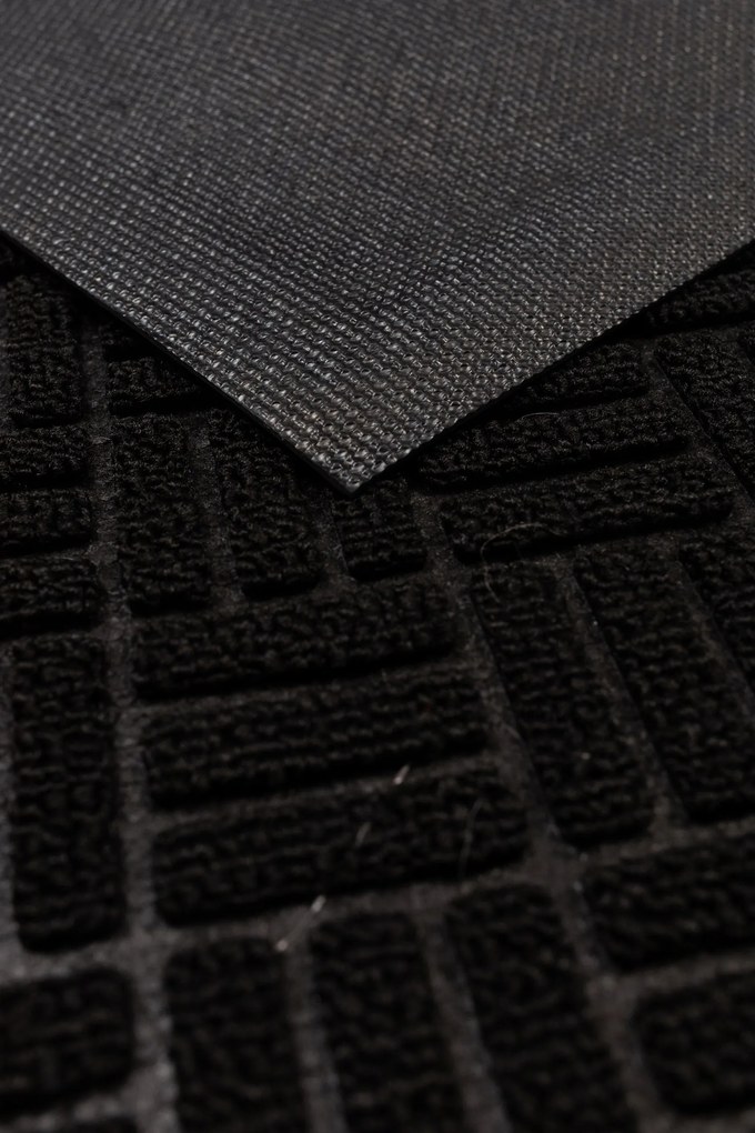 Wycieraczka 40x60cm materiałowa z gumowym spodem i krawędziami estetyczna