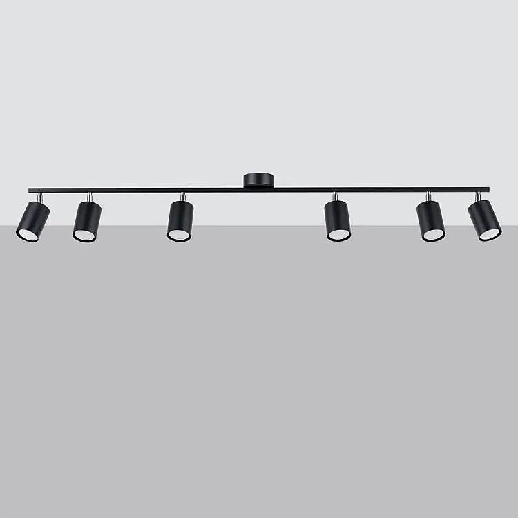 Listwa oświetleniowa LEMMI 6L czarna