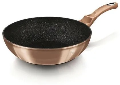 Berlinger Haus Wok patelnia Rosegold Metallic Line, 30 cm