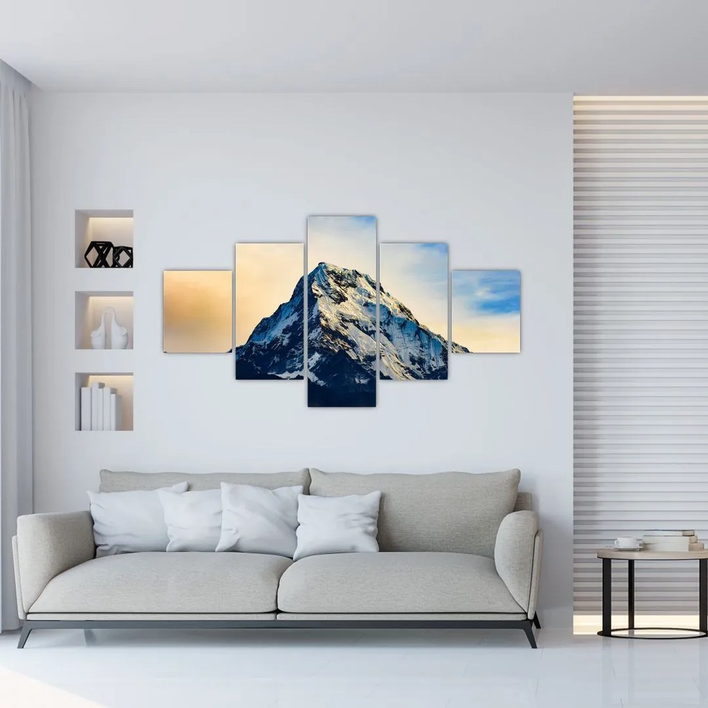Obraz ośnieżonych gór, Nepal (125x70 cm)
