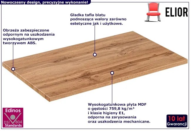 Blat łazienkowy w kolorze dębu N9-P18