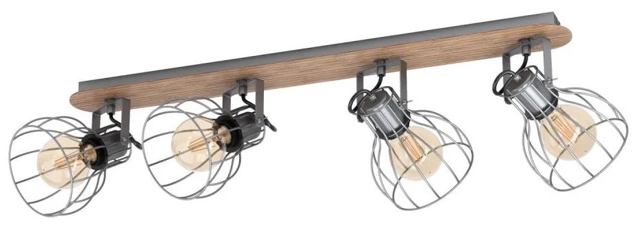 Eglo 98137 - Oprawa punktowa SAMBATELLO 4xE27/40W/230V