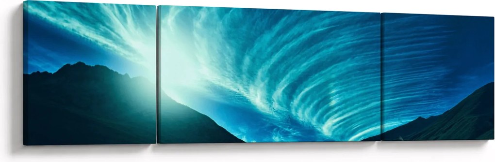 Obraz - Fala z chmur (170x50 cm)