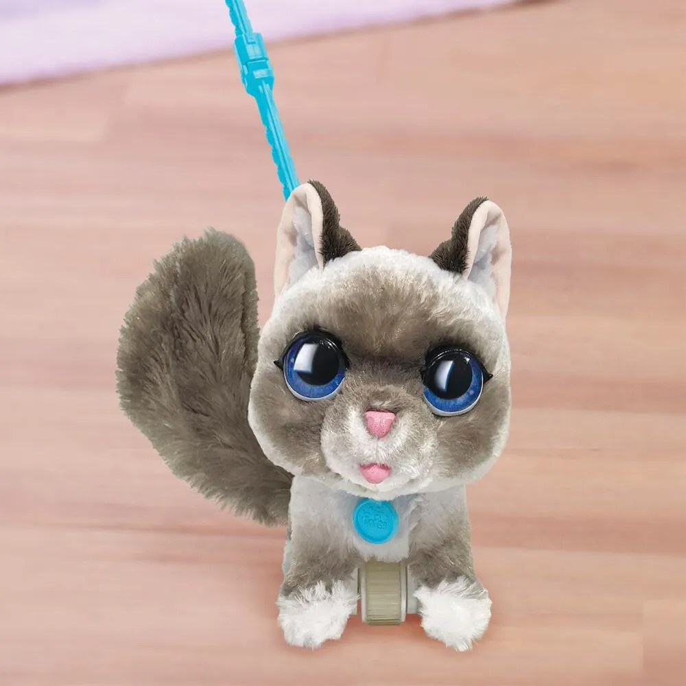 FurReal Wag-A-Lot Kitty, Interaktywna, biały/szary