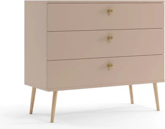Komoda z szufladami 100 cm MACCHIATO boho styl do sypialni pokoju salonu