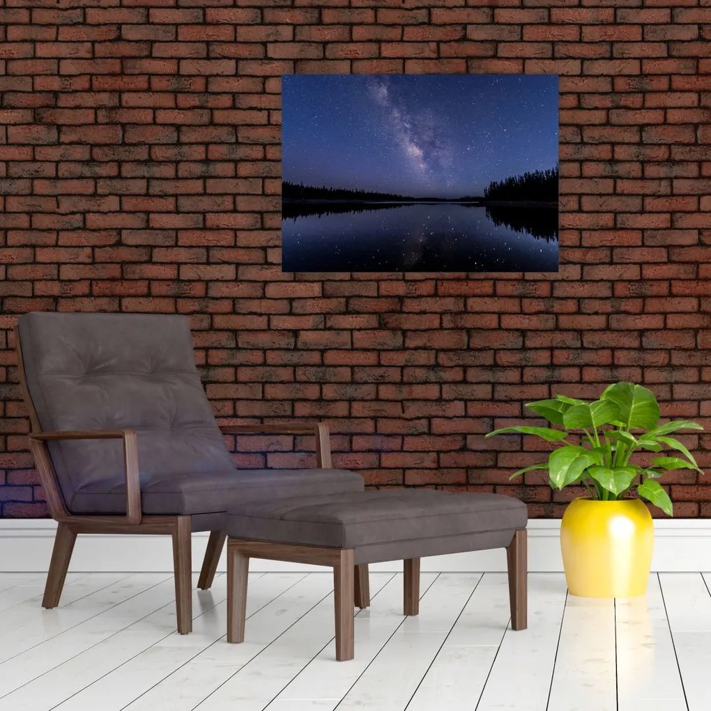 Obraz na szkle nocnego nieba (70x50 cm)