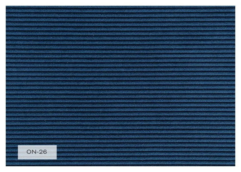 Ciemnoniebieski sztruksowy fotel Lofty Lilly – Miuform