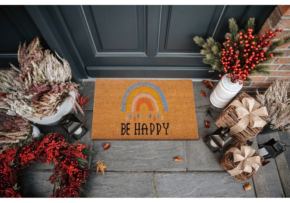 Wycieraczka z włókna kokosowego 40x70 cm Be Happy – Hanse Home