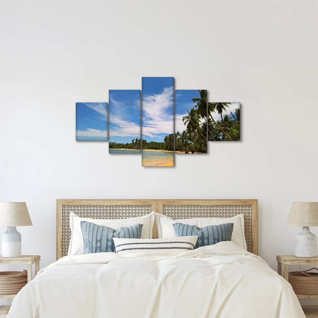 Obraz plaży (125x70 cm)