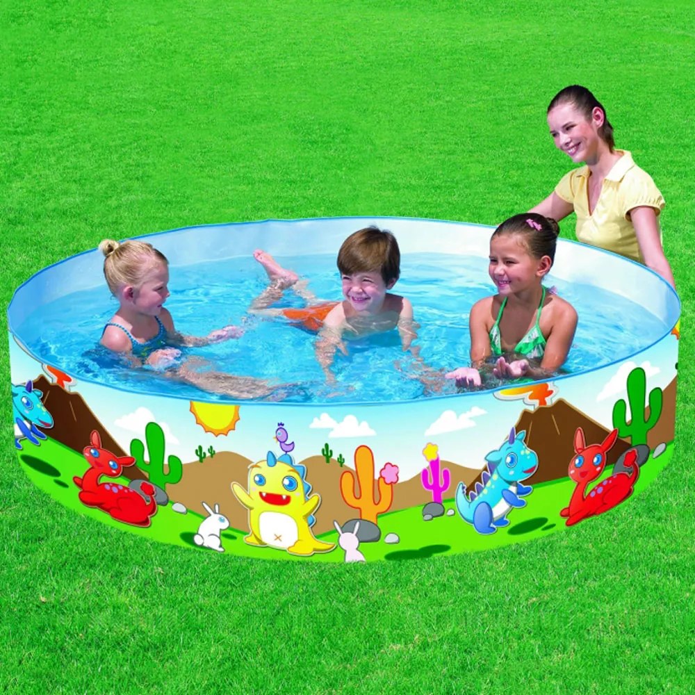 Basen rozporowy Dinosaurous 183 x 38 cm 749 l BESTWAY