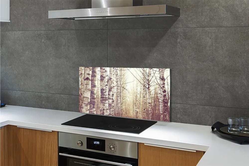 Szklany Panel Korony Drzew