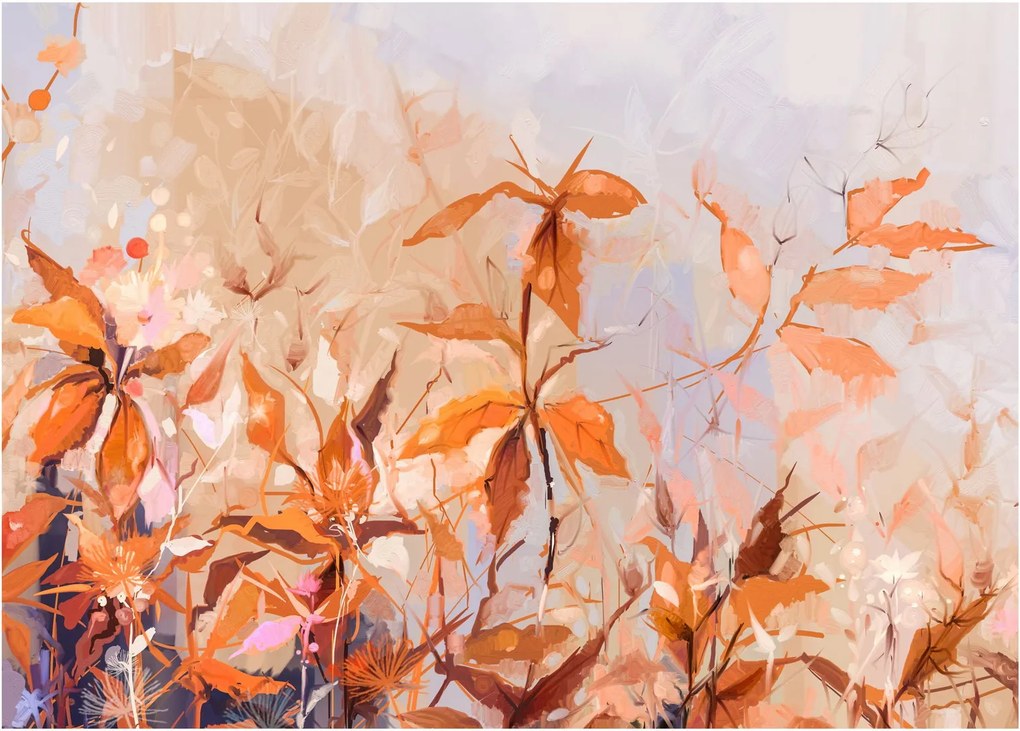 Obraz - Malowane kwiaty (70x50 cm)