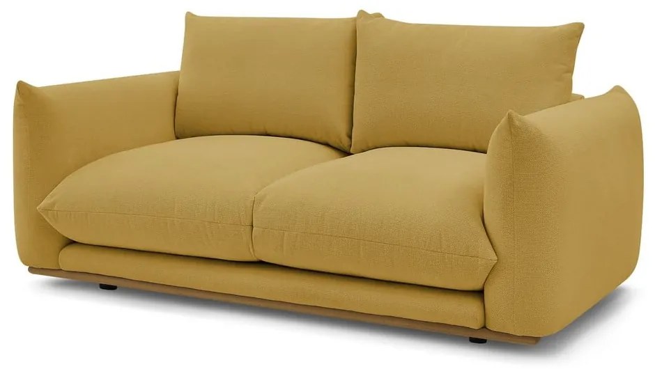 Żółta sofa 193 cm Ernest – Bobochic Paris