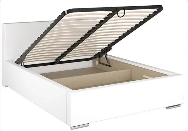 Dwuosobowe łóżko z zagłówkiem 180x200 M6-T44