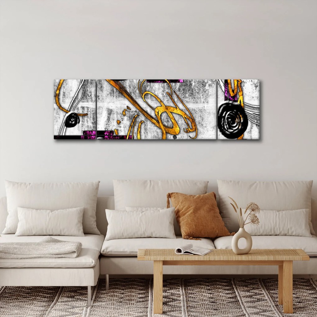 Obraz abstrakcji (170x50 cm)