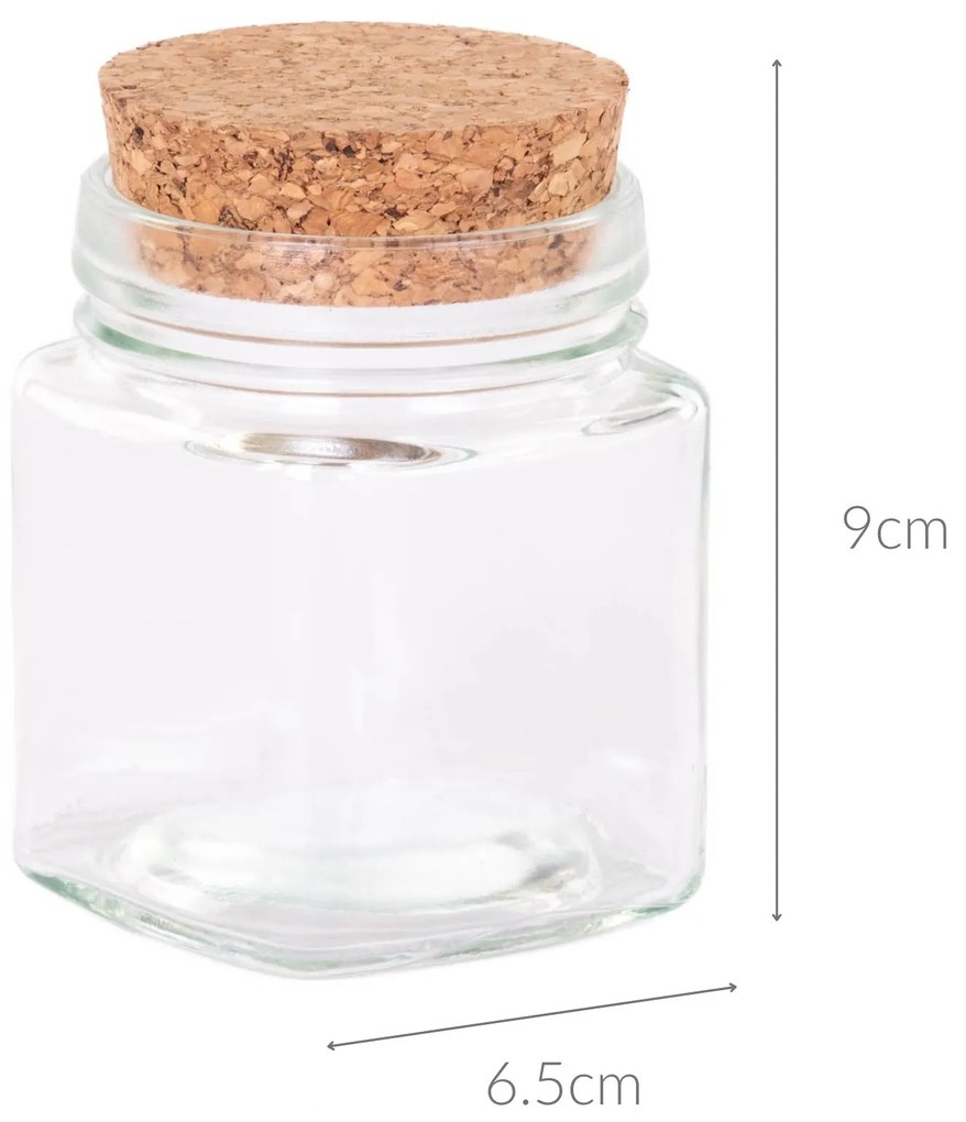 Szklany słoik do przechowywania, 160 ml