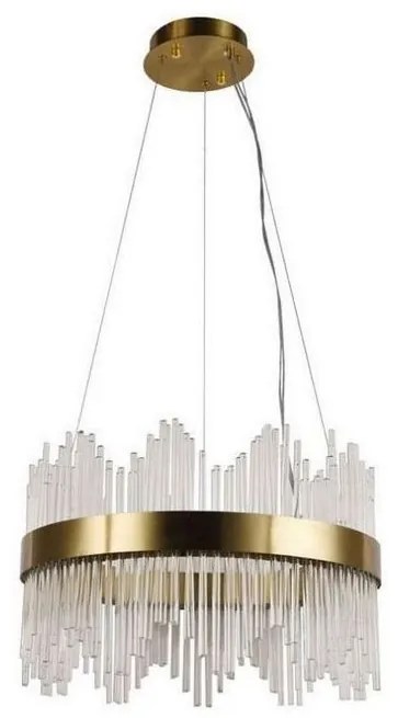 LED ściemnialny żyrandol na linkach LED/70W/230V 3000-6500K złoty + DO