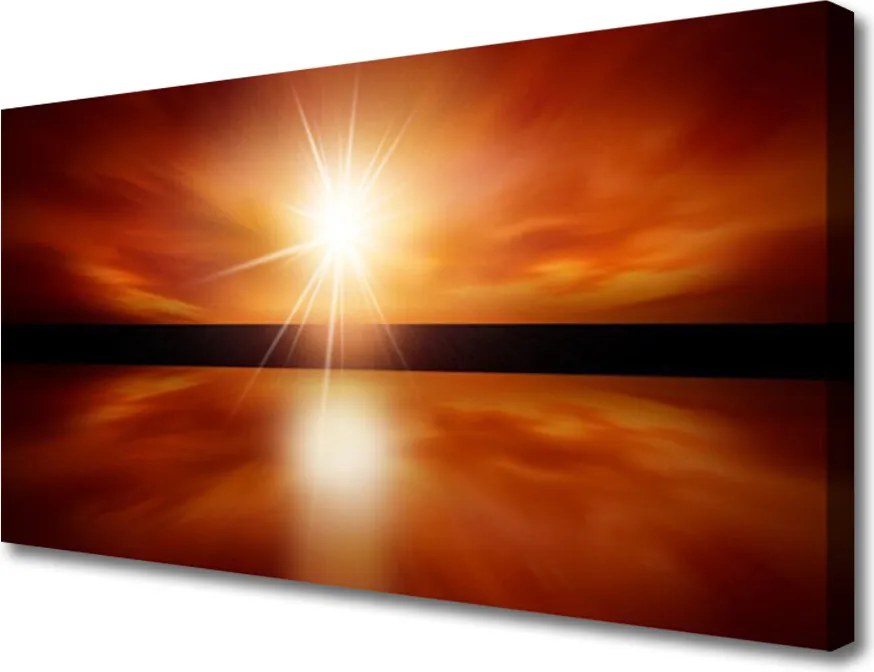 Obraz canvas Niebiański Odblask w Wodzie