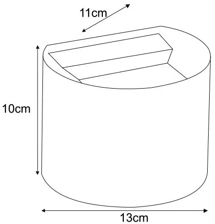 Czarny okrągły kinkiet ogrodowy LED - S336 F1-S19