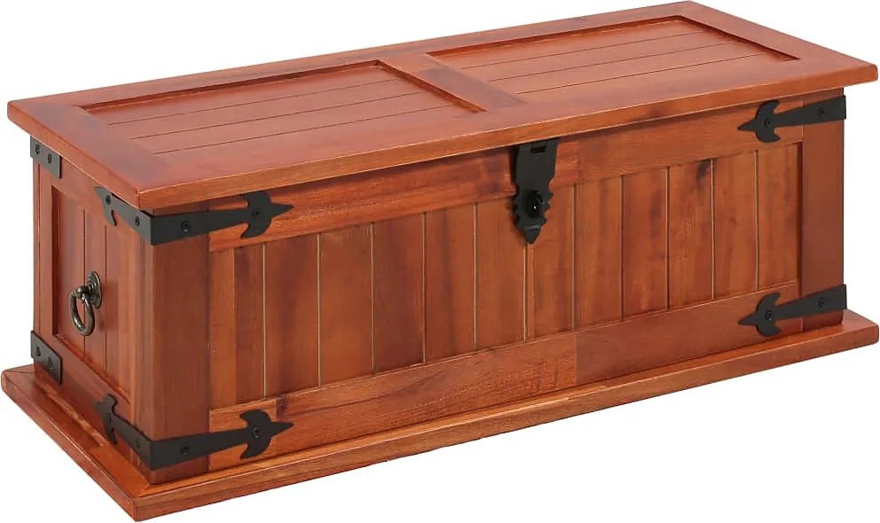 Drewniany kufer na pościel skrzynia M9-T09