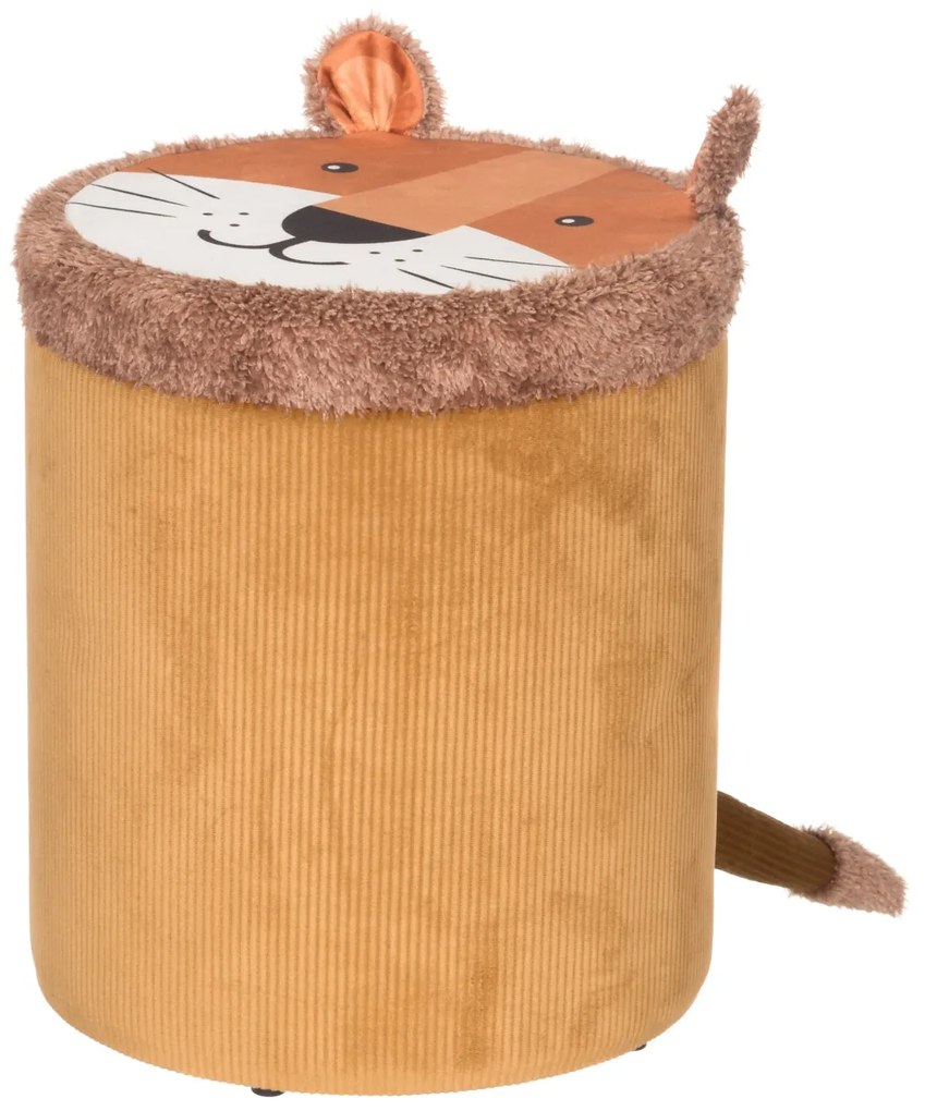 Taboret ze schowkiem do pokoju dziecięcego, Ø 32 cm