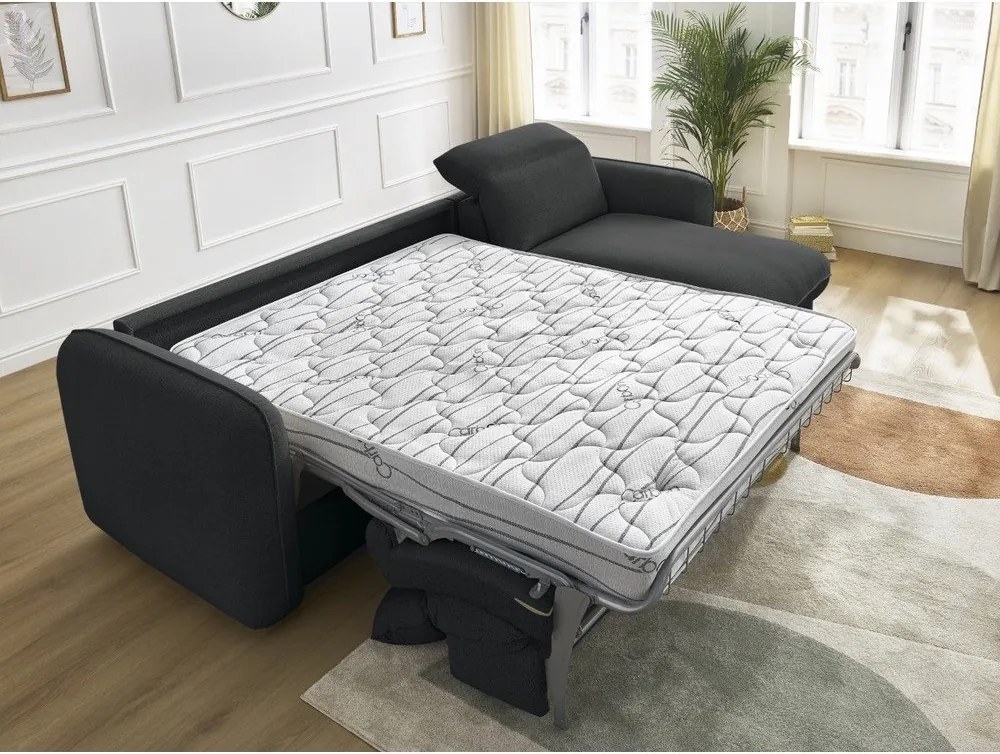 Czarna sofa 236 cm Achille – Bobochic Paris