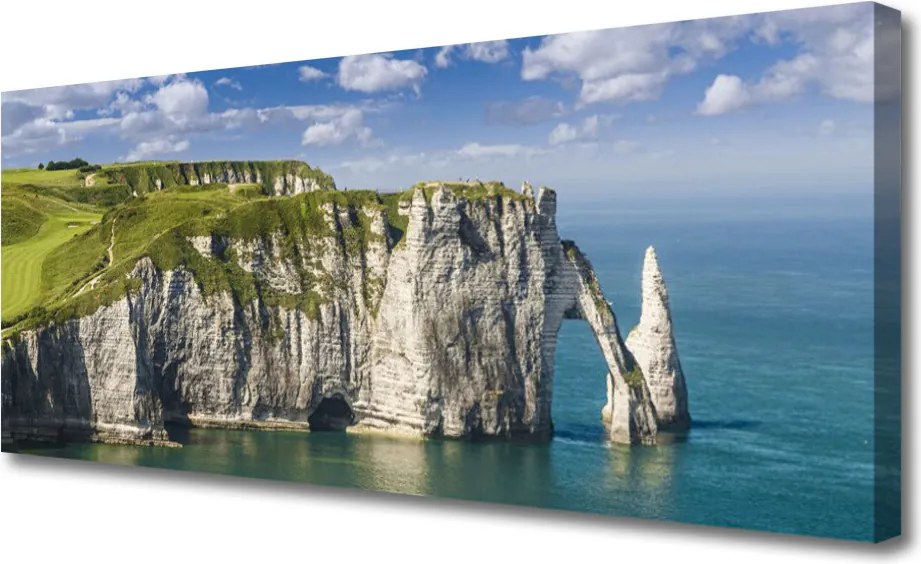 Obraz canvas Majestatyczny Klif nad Morzem