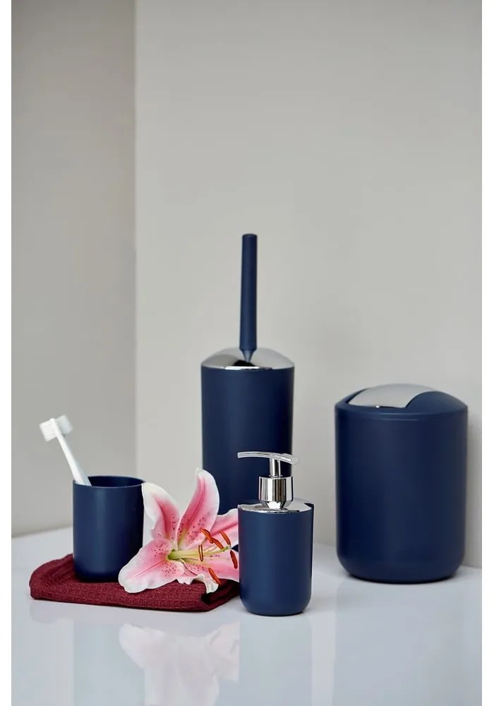 Granatowy kosz na śmieci Wenko Brasil Dark Blue S