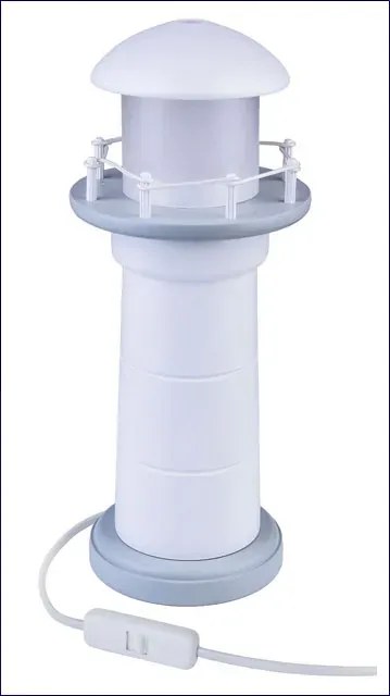 Biało-szara lampka nocna dziecięca LED latarnia - 5X S186 A2-L69