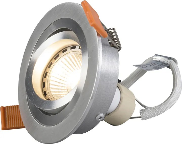 Inteligentny, nowoczesny reflektor wpuszczany stalowy z źródłem światła Wifi GU10 - Rondoo