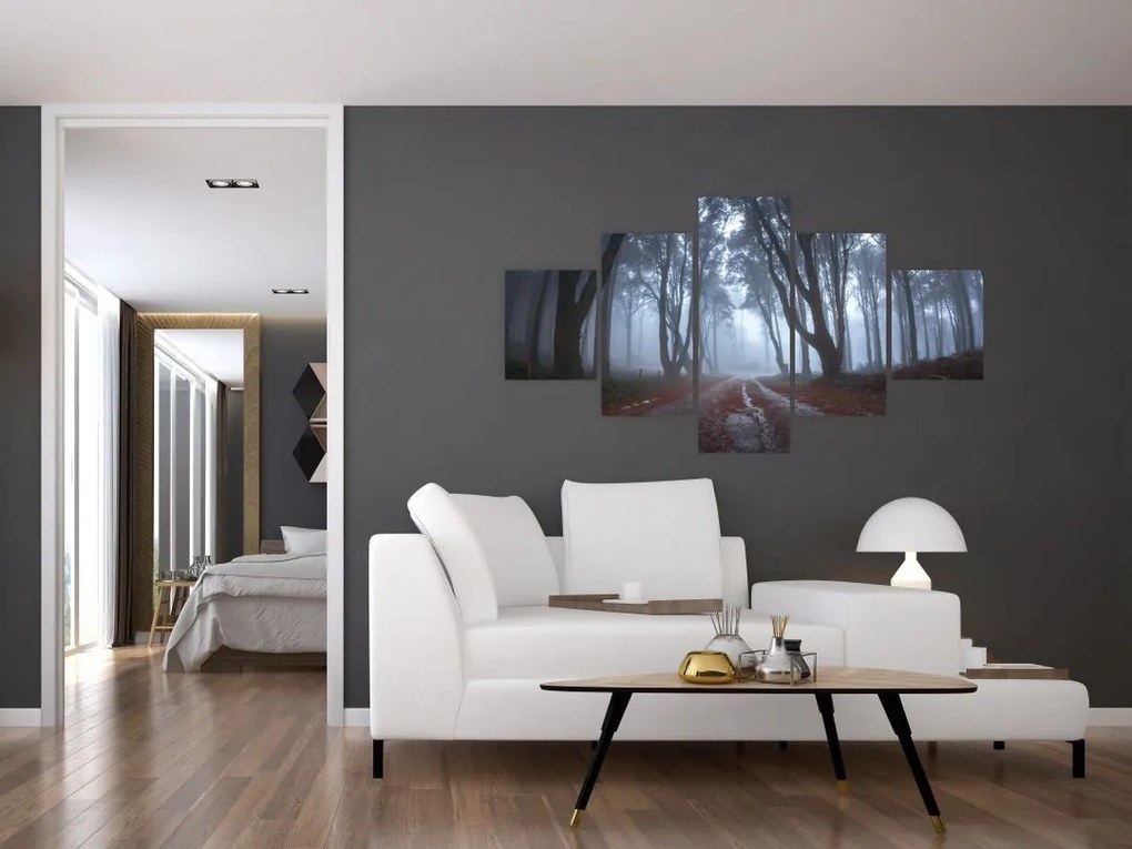 Obraz - W deszczowy dzień (125x70 cm)